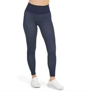 Love Your ASSETS Spanx Womens Slimming Leggings Seamless Indigo Size Medium